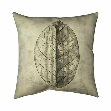 BEGIN HOME DECOR 26 x 26 in. Translucent-Double Sided Print Indoor Pillow 5541-2626-FL351